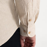 The Godeanu Linen Shirt - Natural