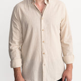 The Godeanu Linen Shirt - Natural