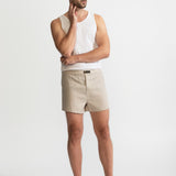 The Linen Boxer Shorts - Natural
