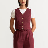 The Figa Organic Cotton Set - Burgundy