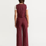The Figa Organic Cotton Set - Burgundy