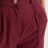 The Figa Organic Cotton Set - Burgundy