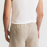 The Linen Boxer Shorts - Natural