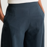 The Palazzo Cotton Pants - Grey