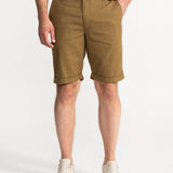 The Carpatica Linen Shorts - Khaki
