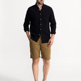 The Carpatica Linen Shorts - Khaki