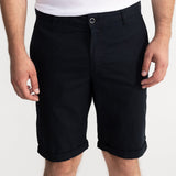 The Carpatica Linen Shorts - Navy Blue