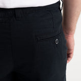 The Carpatica Linen Shorts - Navy Blue