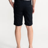 The Carpatica Linen Shorts - Navy Blue