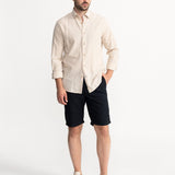 The Carpatica Linen Shorts - Navy Blue