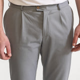 The Chesler Cotton Trousers - Light Grey