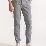 The Chesler Cotton Trousers - Light Grey