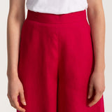 The Palazzo Linen Pants - Fuchsia