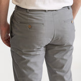 The Chesler Cotton Trousers - Light Grey