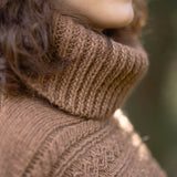 The Cibin Merino Wool Blend Poncho - Beige