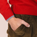 The Rodna Wool Jumper - Red
