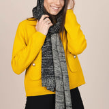 The Hemp & Wool Scarf - Black