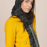 The Hemp & Wool Scarf - Black