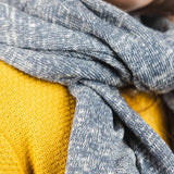 The Hemp & Wool Scarf - Grey