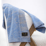 The Hemp & Wool Scarf - Sky Blue