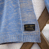 The Hemp & Wool Scarf - Sky Blue