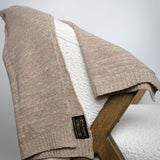 The Hemp & Wool Scarf - Beige