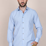 The Calimani Cotton Shirt - Light Blue