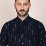 The Calimani Linen Shirt - Navy Blue