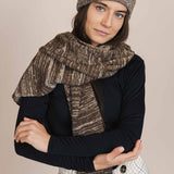 The Hemp & Wool Scarf - Brown