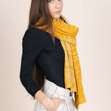 The Hemp & Wool Scarf - Mustard