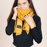 The Hemp & Wool Scarf - Mustard