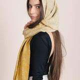 The Hemp & Wool Scarf - Yellow