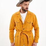 Safari Hemp Jacket - Mustard