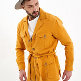 Safari Hemp Jacket - Mustard