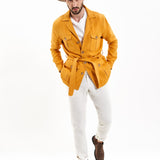 Safari Hemp Jacket - Mustard