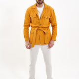 Safari Hemp Jacket - Mustard