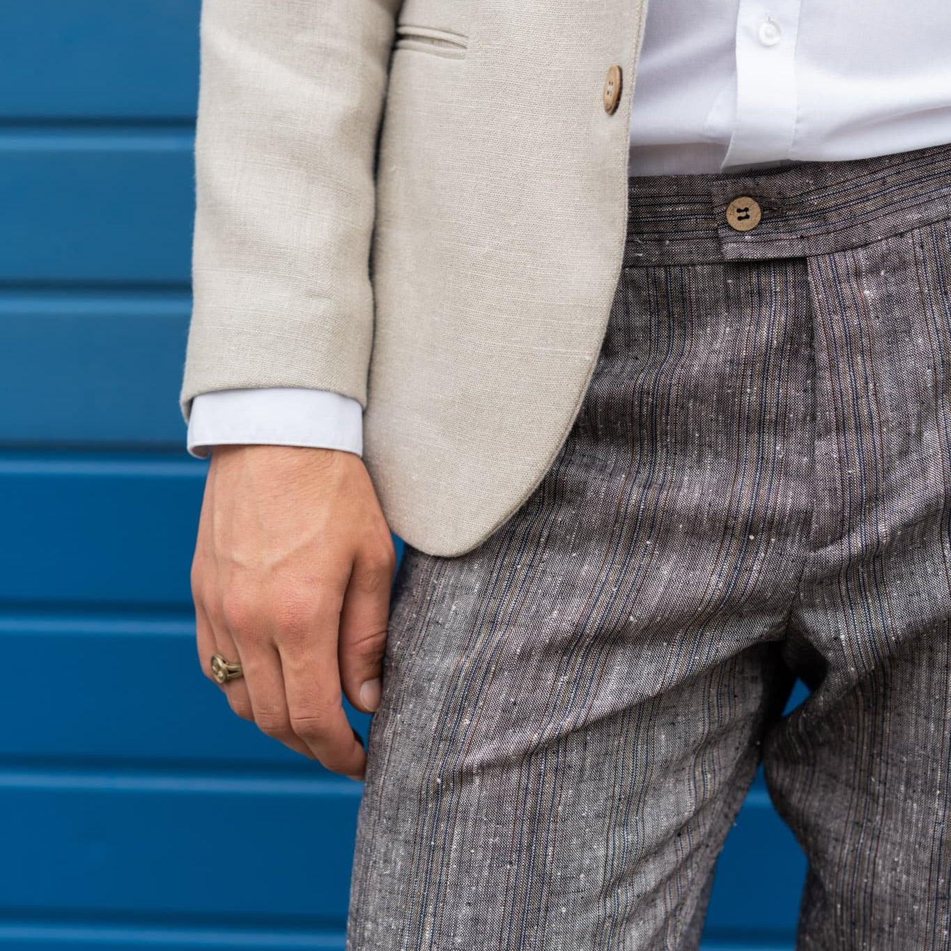 Men's Linen Trousers & Shorts