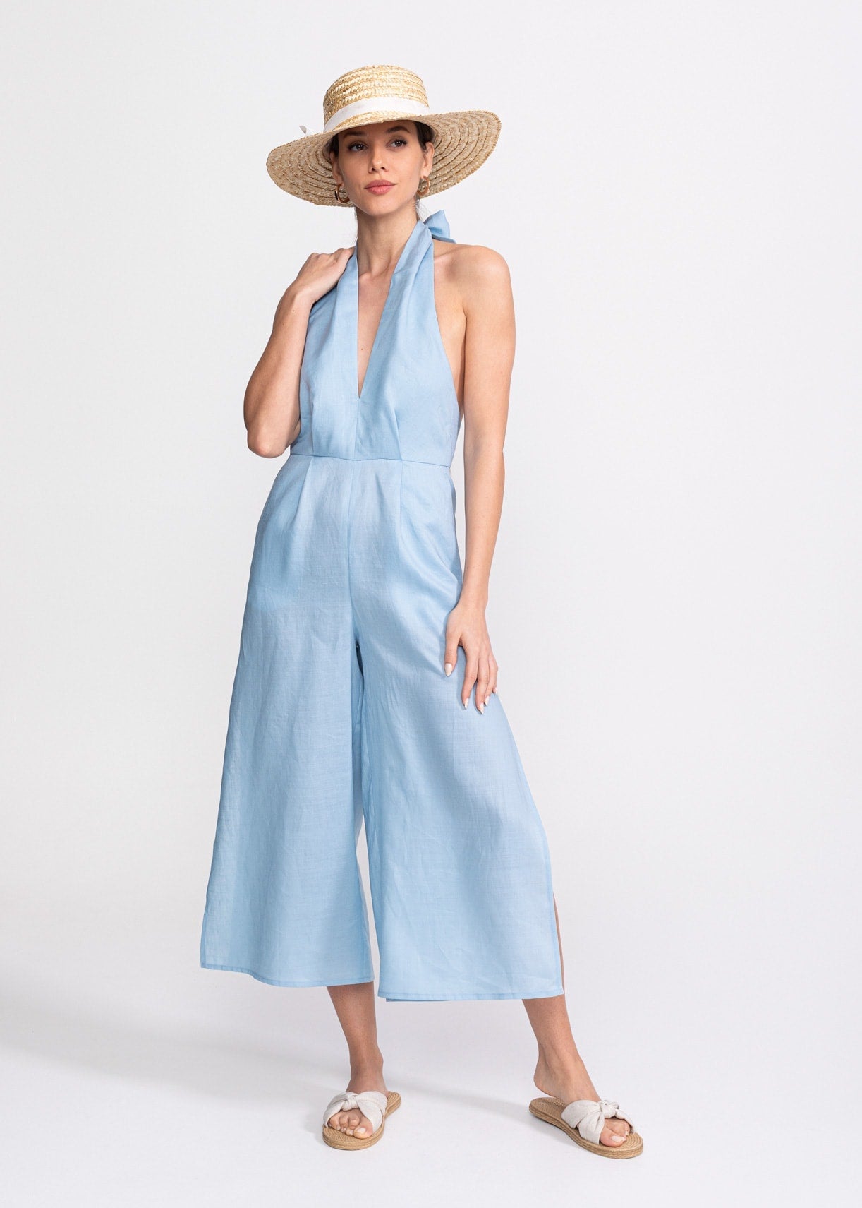 Women Linen Jumpsuits