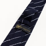 The 100% Linen Tie - Navy Underground