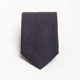 The 100% Linen Tie - Charcoal Grey
