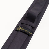 The 100% Linen Tie - Charcoal Grey