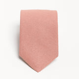 The 100% Linen Tie - Salmon Pink