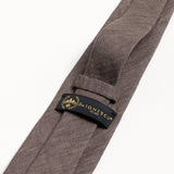 The 100% Linen Tie - Brown