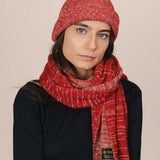 The Hemp Wool Bobble Beanie - Red