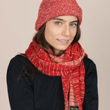 The Hemp Wool Bobble Beanie - Red