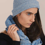 The Hemp Wool Beanie - Sky Blue