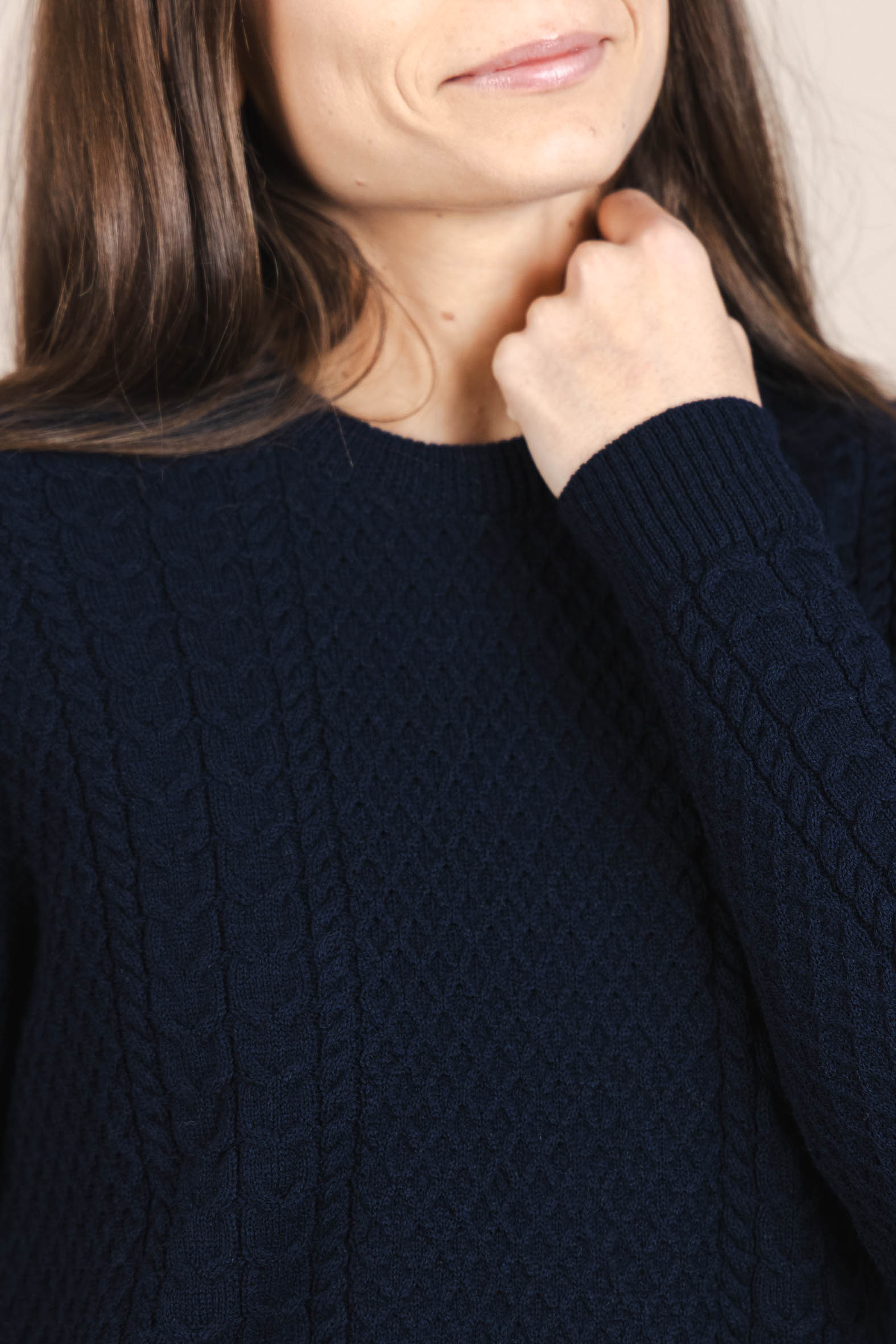 The Magura 100% Wool Jumper - Navy