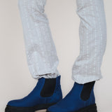 The Bistritz Hemp Ladies Boots - Blue