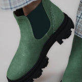 The Bistritz Hemp Ladies Boots - Green