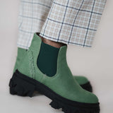 Die Bistritz Hemp Damenstiefel – Grün